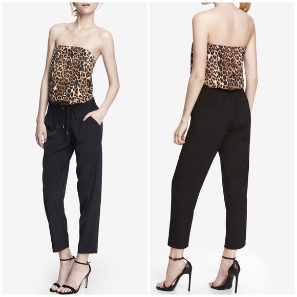 express leopard jumpsuit